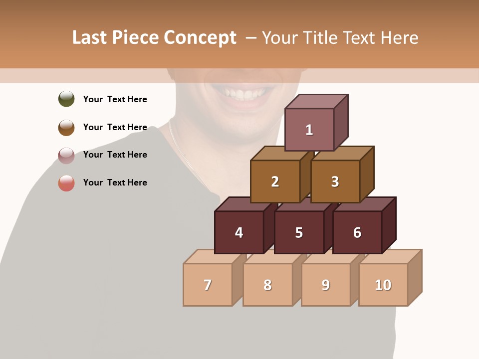 Skullcap White Face PowerPoint Template