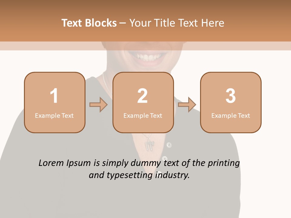 Skullcap White Face PowerPoint Template