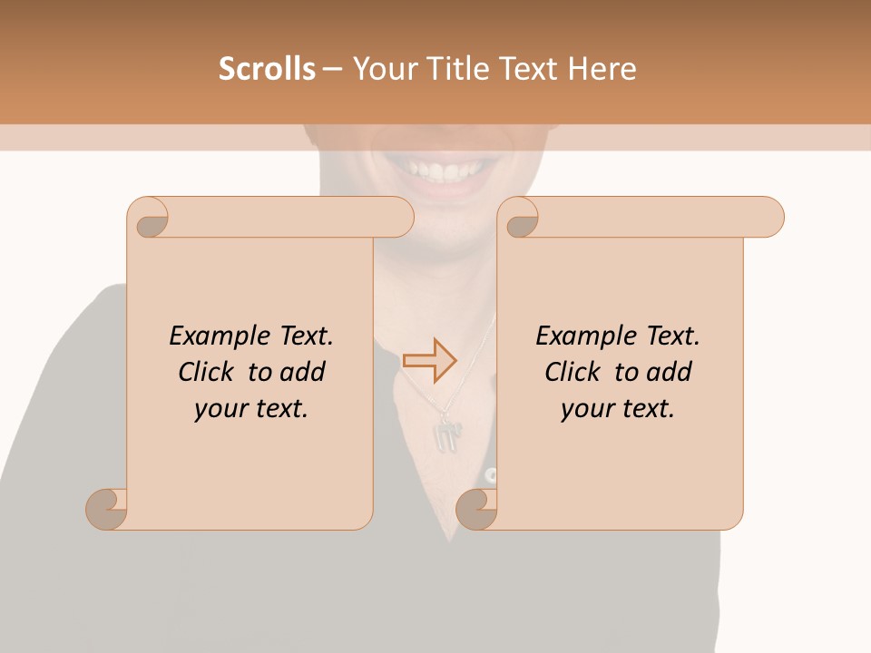 Skullcap White Face PowerPoint Template