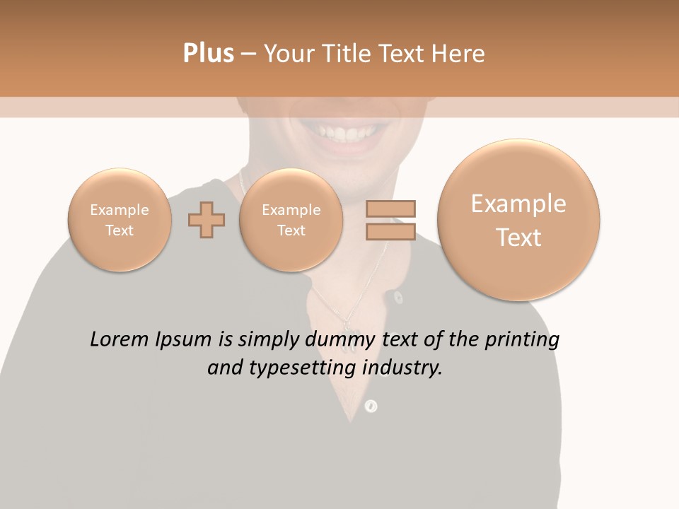 Skullcap White Face PowerPoint Template