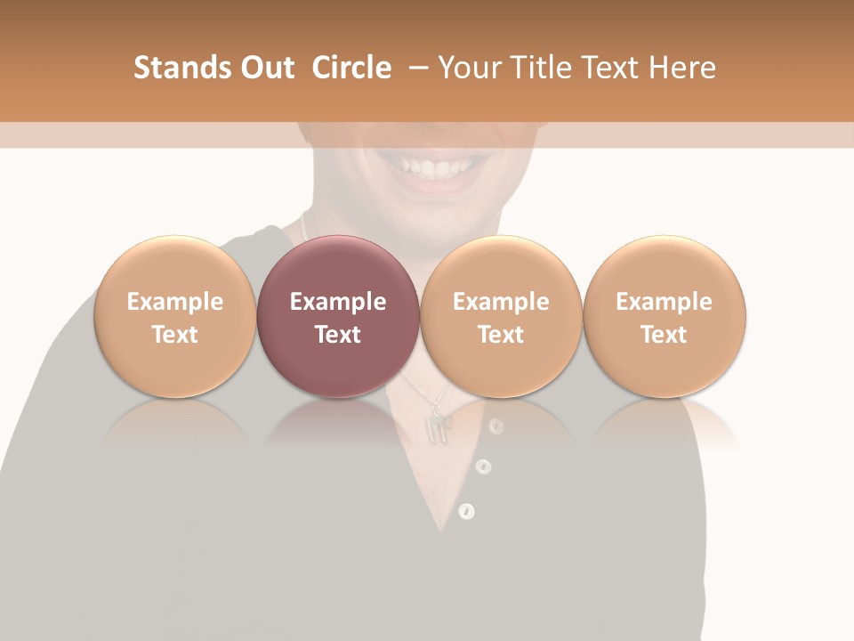 Skullcap White Face PowerPoint Template