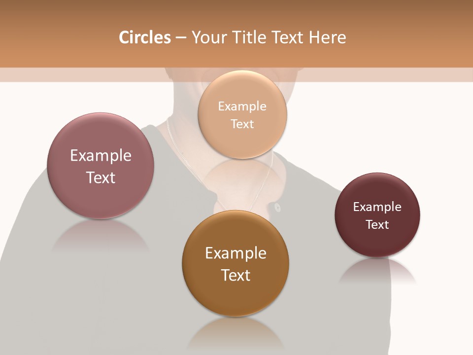 Skullcap White Face PowerPoint Template