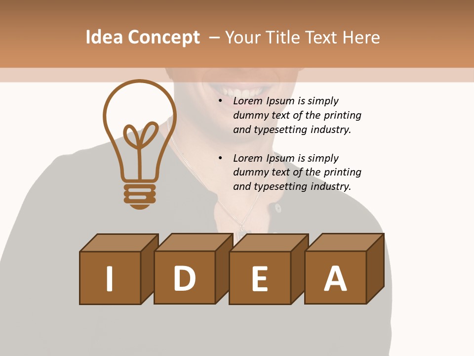 Skullcap White Face PowerPoint Template