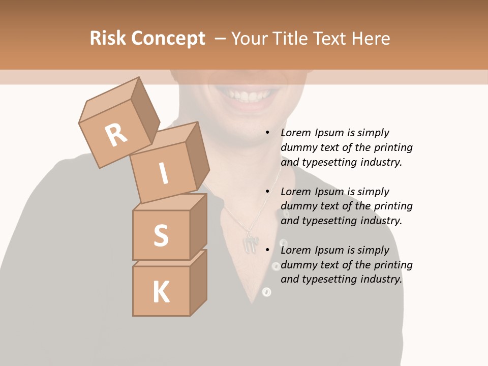 Skullcap White Face PowerPoint Template