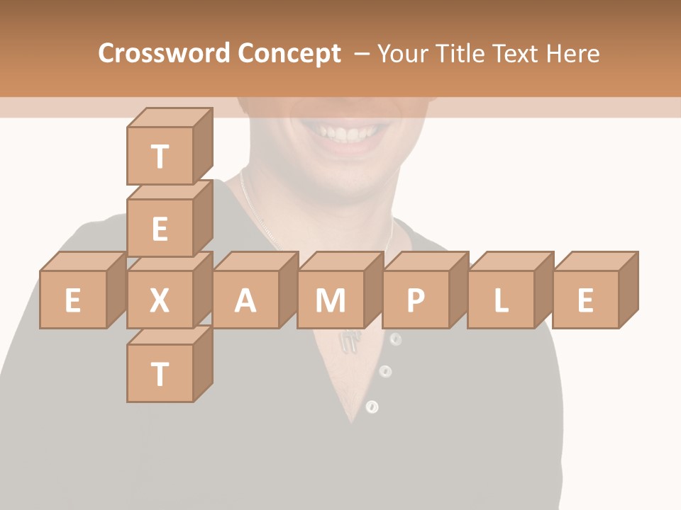 Skullcap White Face PowerPoint Template