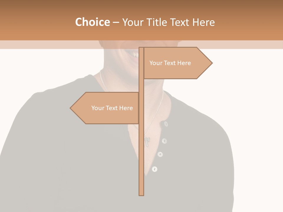 Skullcap White Face PowerPoint Template