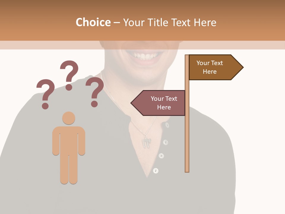 Skullcap White Face PowerPoint Template