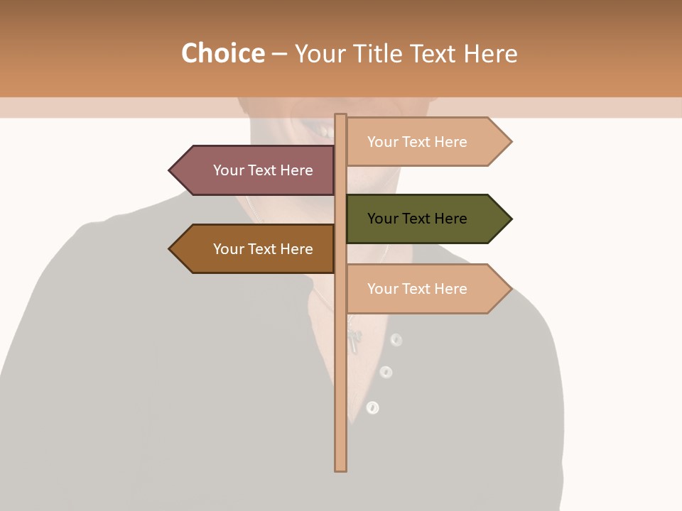 Skullcap White Face PowerPoint Template