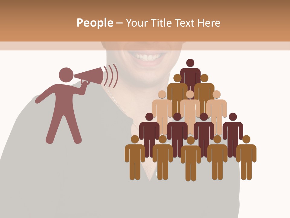 Skullcap White Face PowerPoint Template