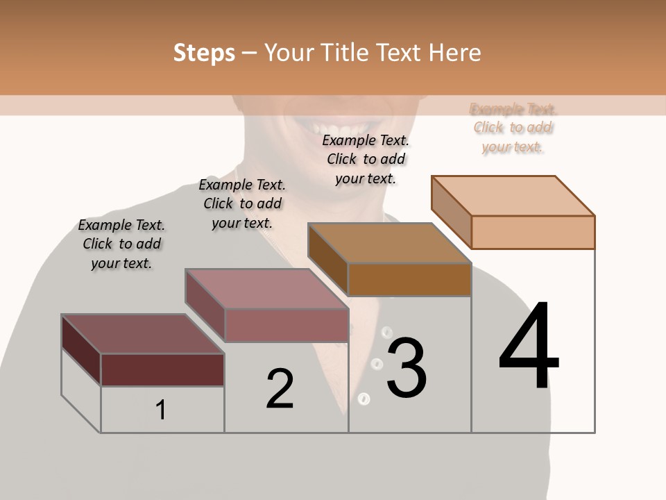 Skullcap White Face PowerPoint Template