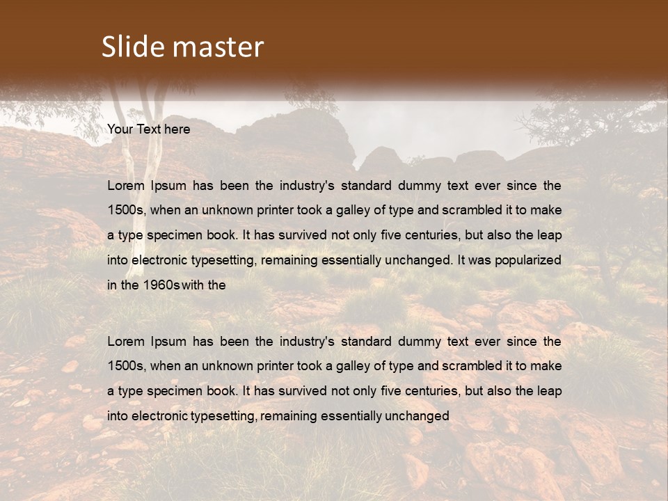 Tourist Cloud Hot PowerPoint Template