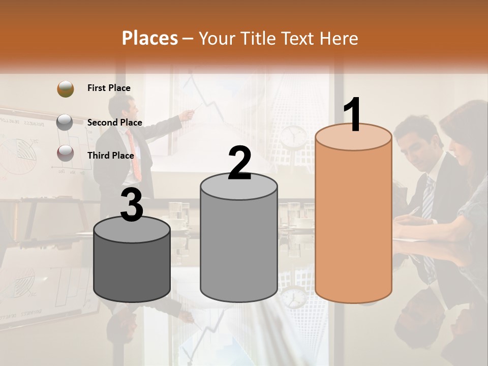 Business Happy Content PowerPoint Template