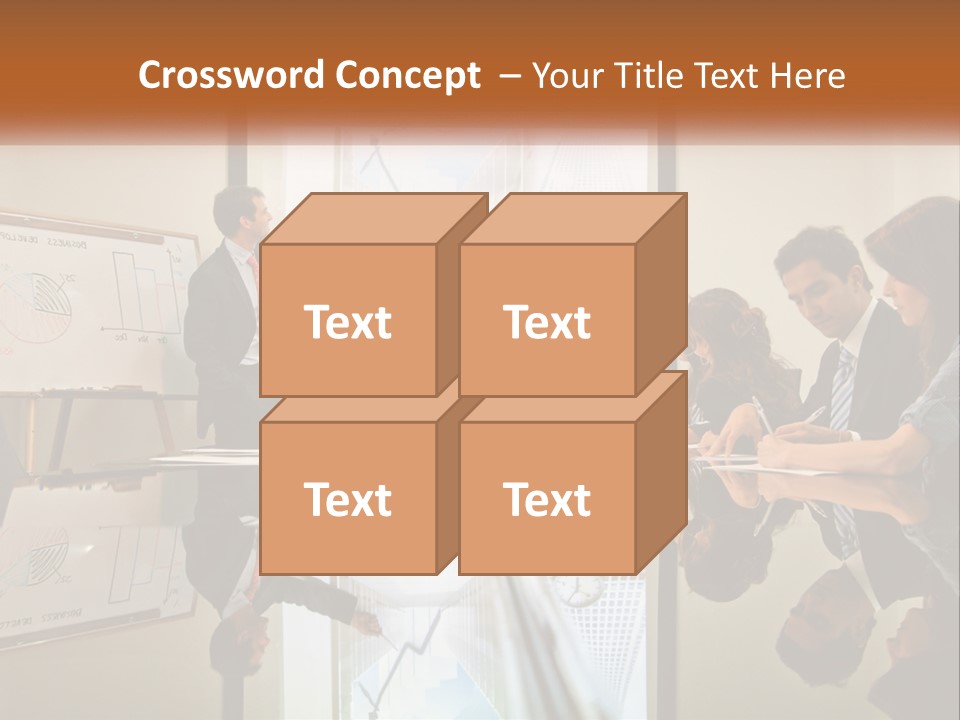 Business Happy Content PowerPoint Template