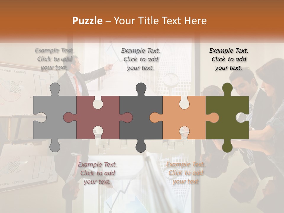 Business Happy Content PowerPoint Template