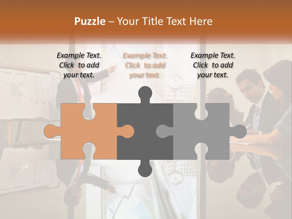 Business Happy Content PowerPoint Template