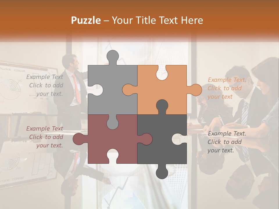 Business Happy Content PowerPoint Template