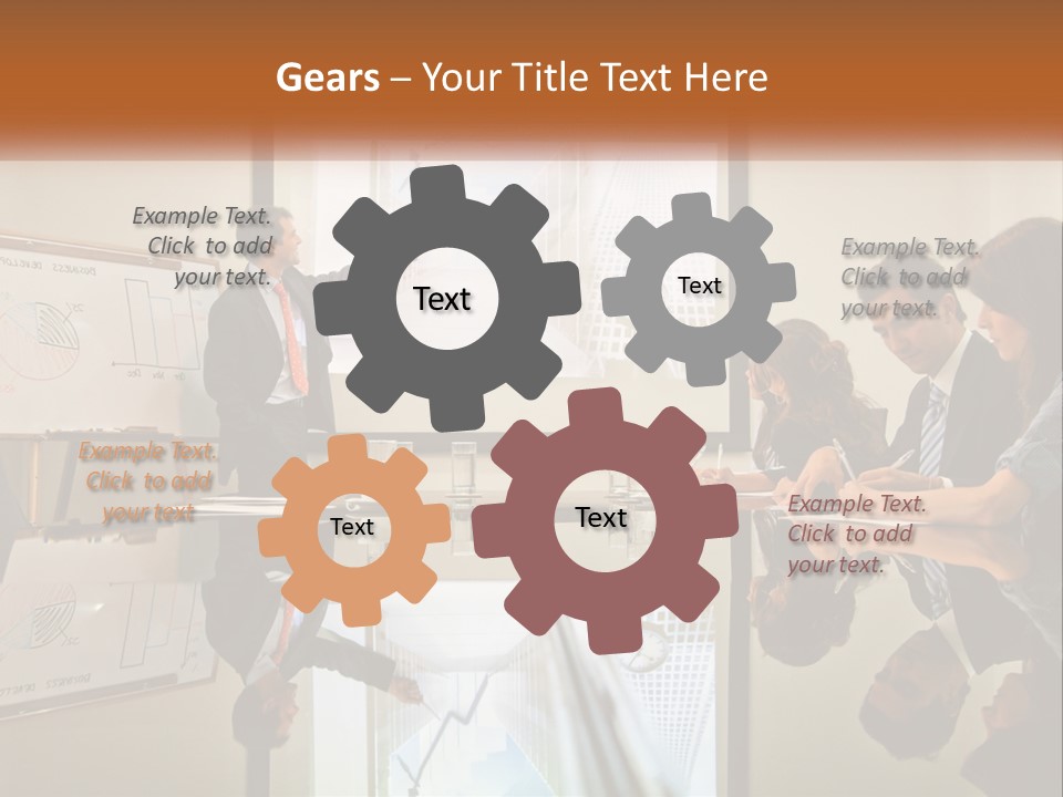 Business Happy Content PowerPoint Template