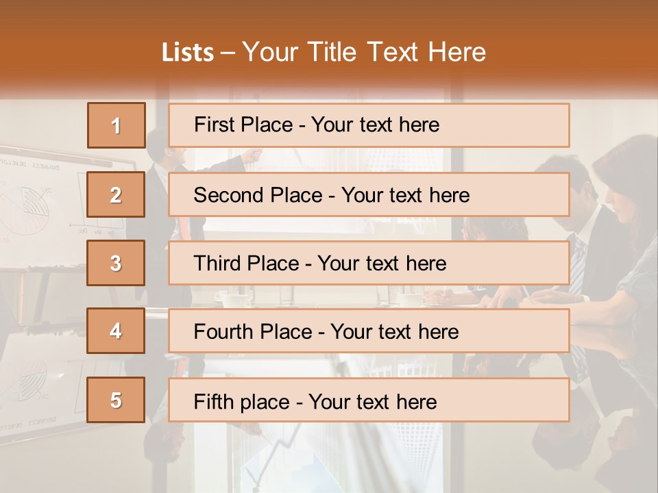 Business Happy Content PowerPoint Template