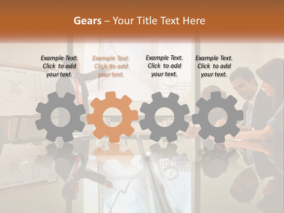 Business Happy Content PowerPoint Template