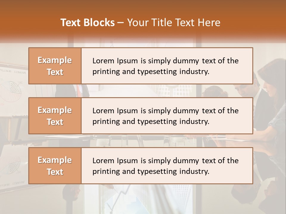 Business Happy Content PowerPoint Template