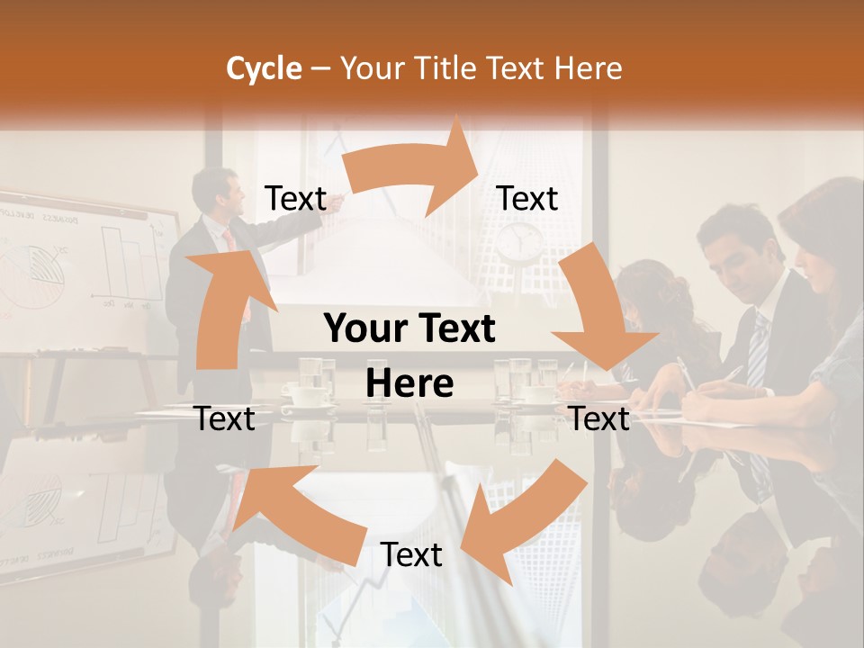 Business Happy Content PowerPoint Template