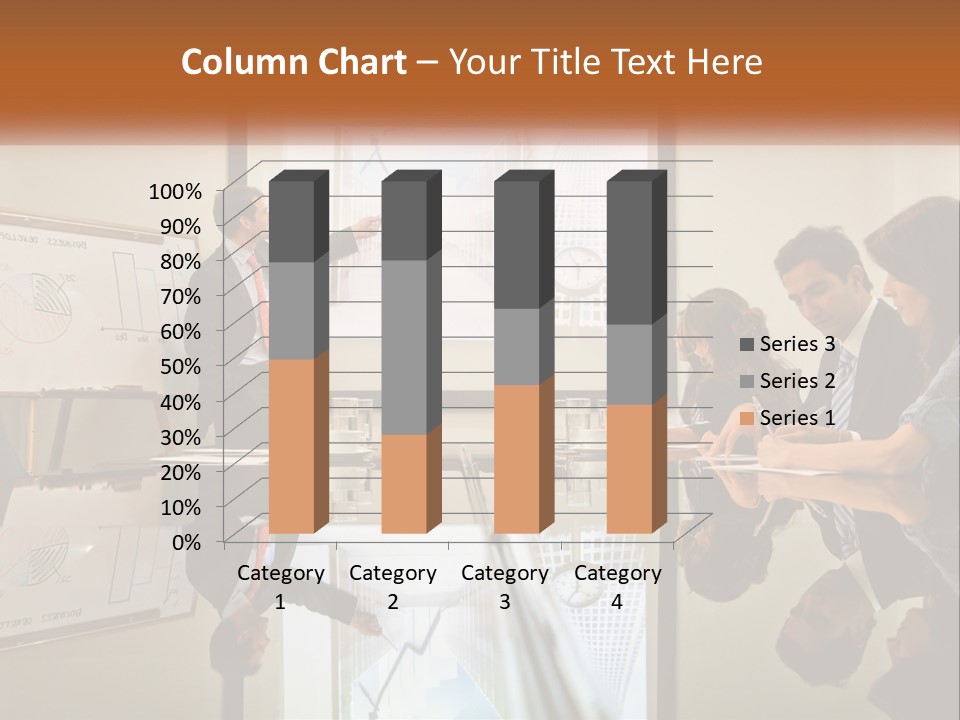 Business Happy Content PowerPoint Template