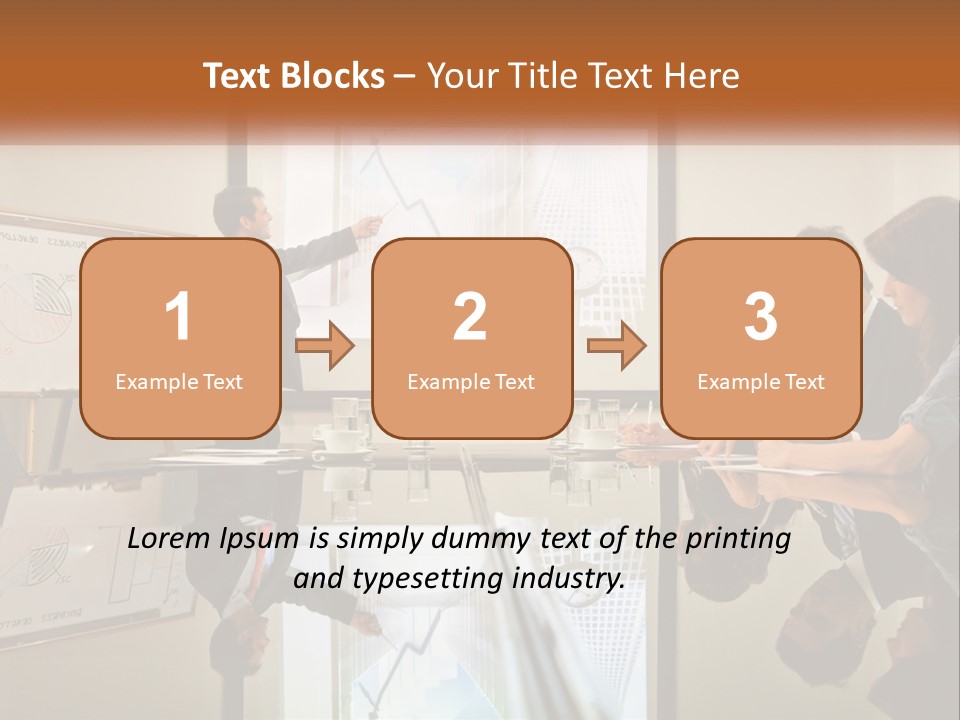 Business Happy Content PowerPoint Template