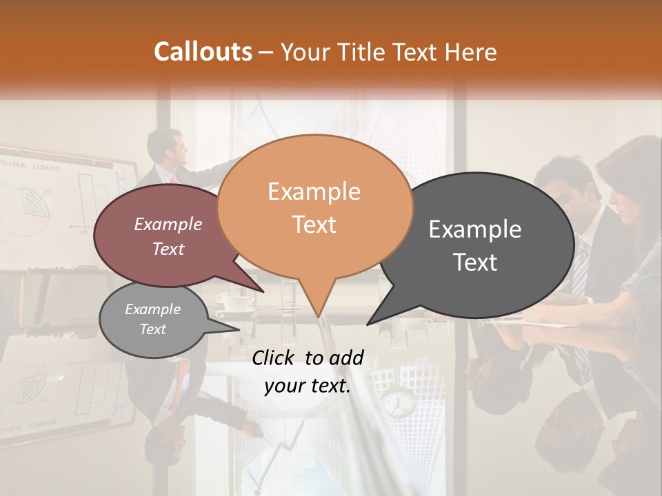 Business Happy Content PowerPoint Template