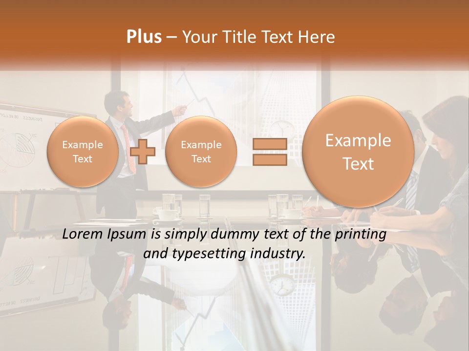 Business Happy Content PowerPoint Template