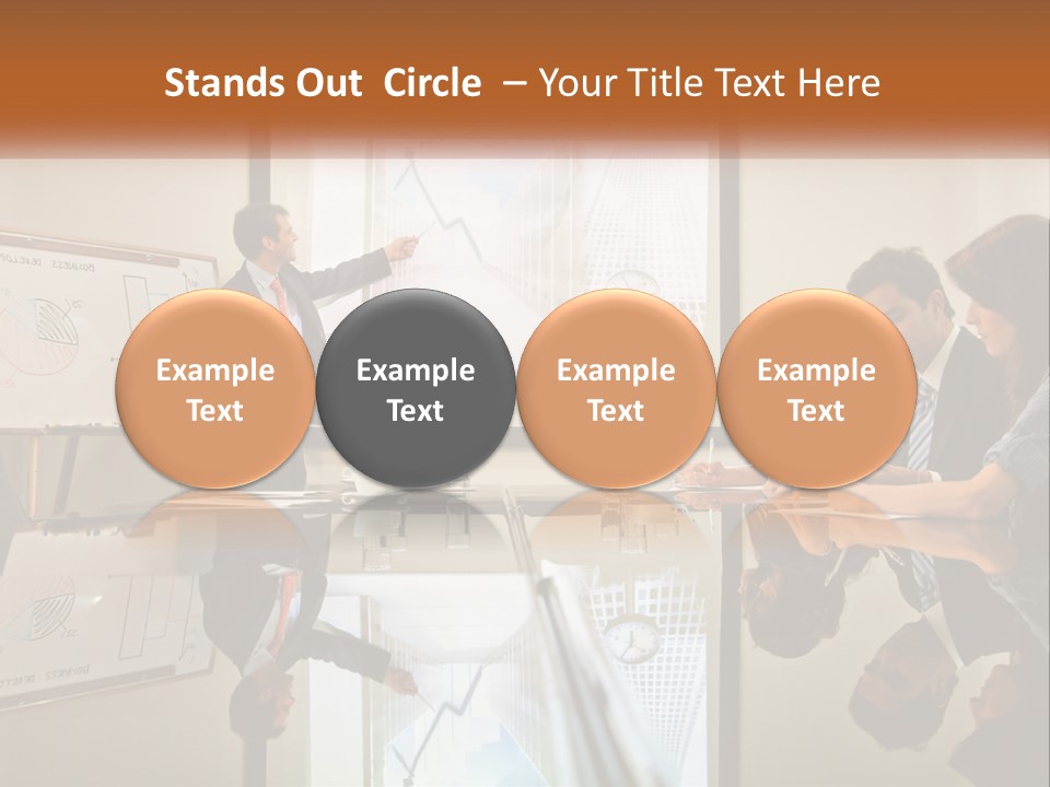 Business Happy Content PowerPoint Template