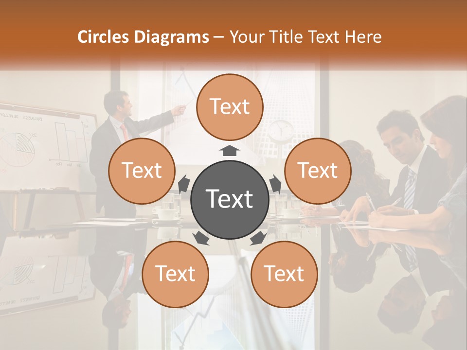 Business Happy Content PowerPoint Template