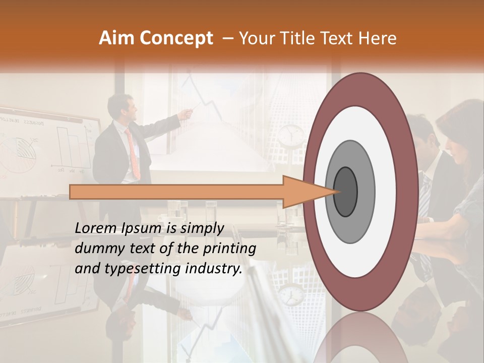 Business Happy Content PowerPoint Template