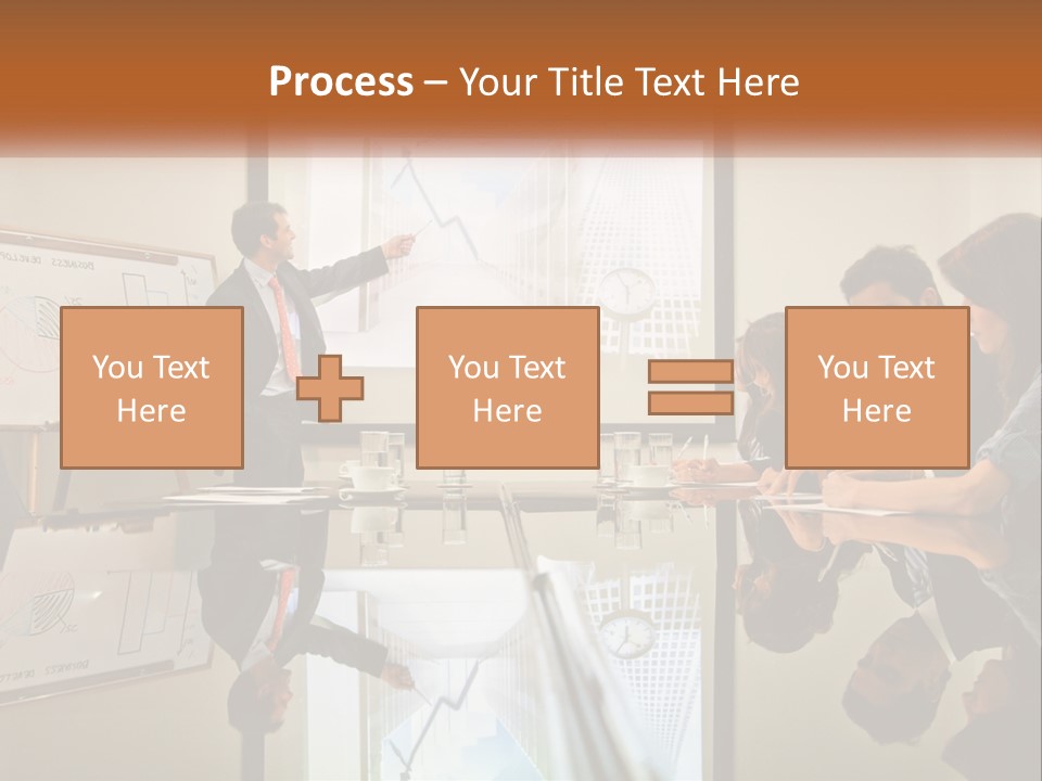 Business Happy Content PowerPoint Template