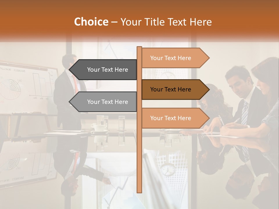 Business Happy Content PowerPoint Template