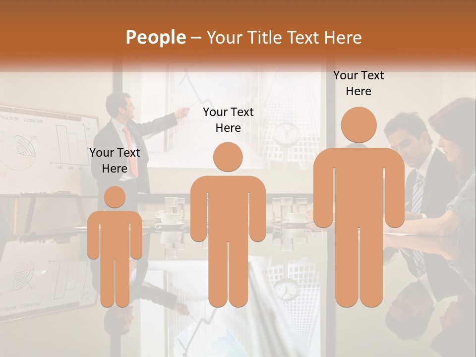 Business Happy Content PowerPoint Template