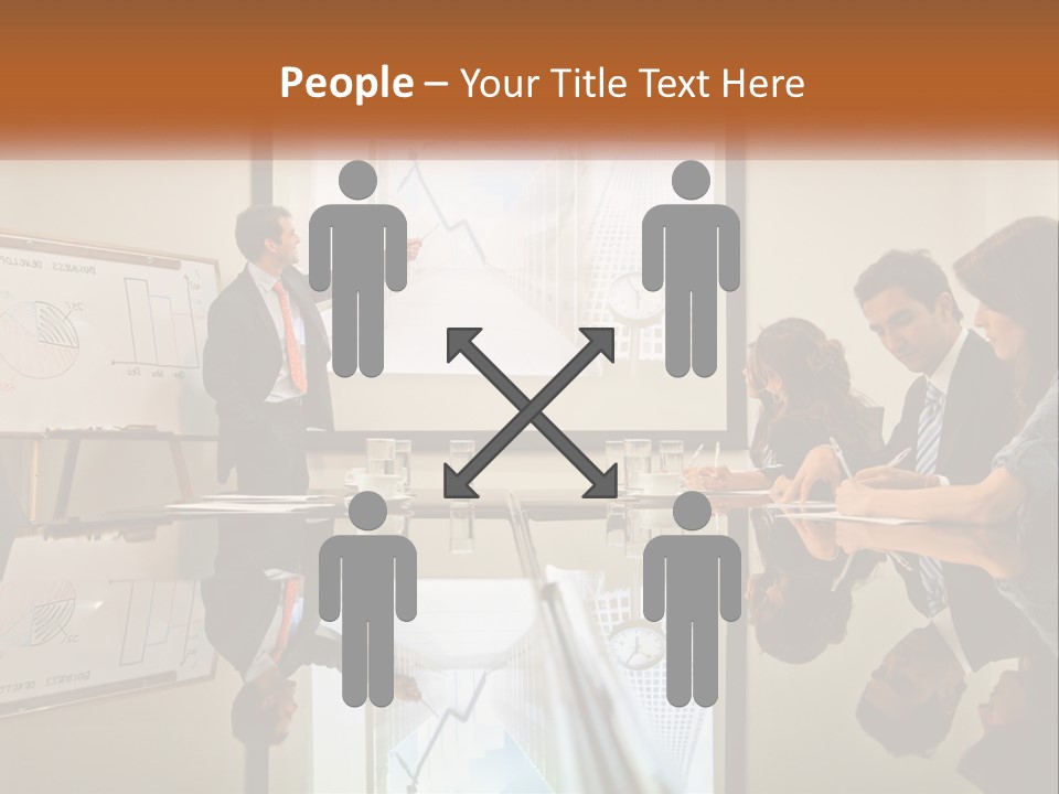 Business Happy Content PowerPoint Template