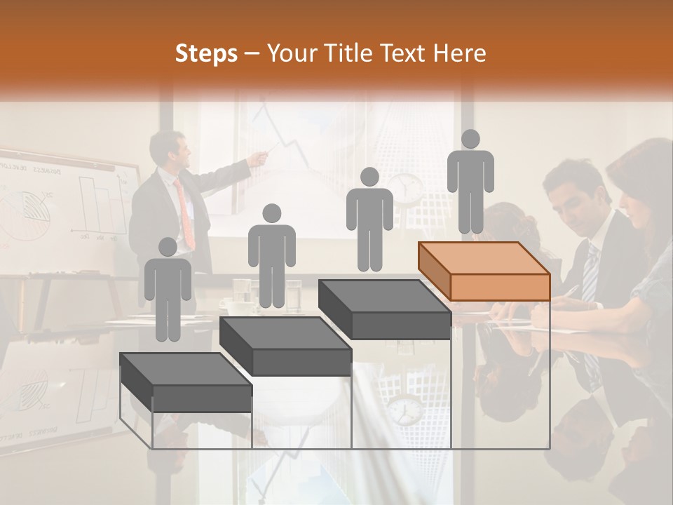 Business Happy Content PowerPoint Template
