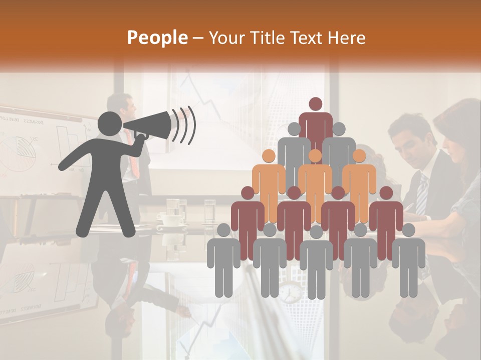 Business Happy Content PowerPoint Template