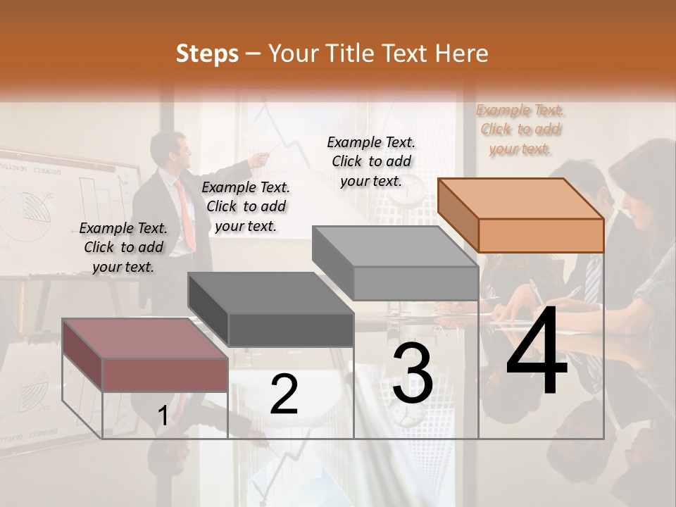 Business Happy Content PowerPoint Template