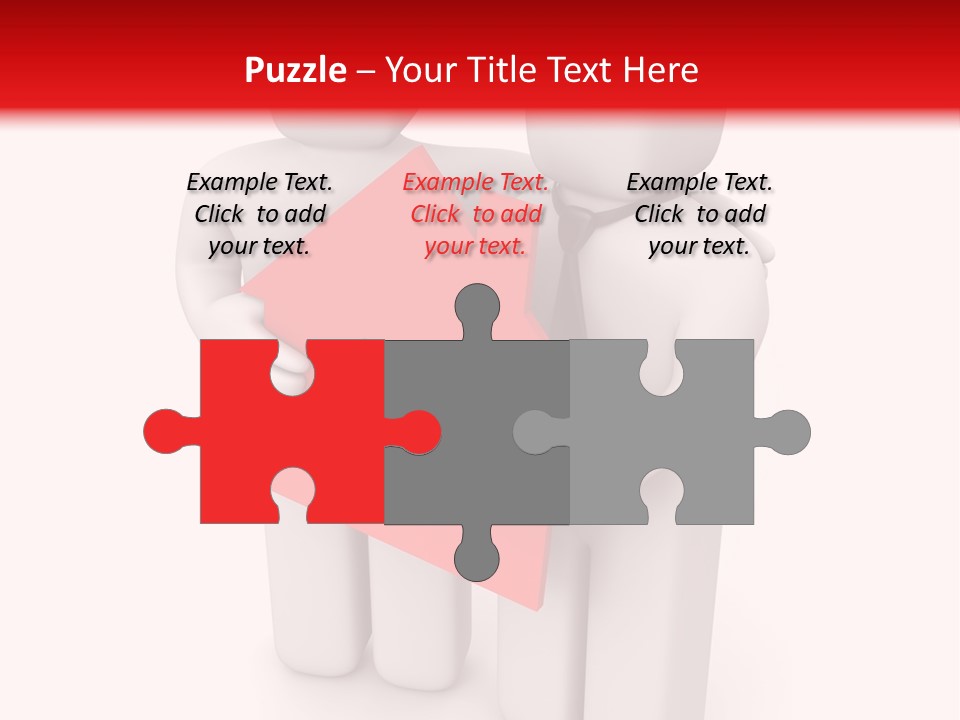 Model Bit Tie PowerPoint Template