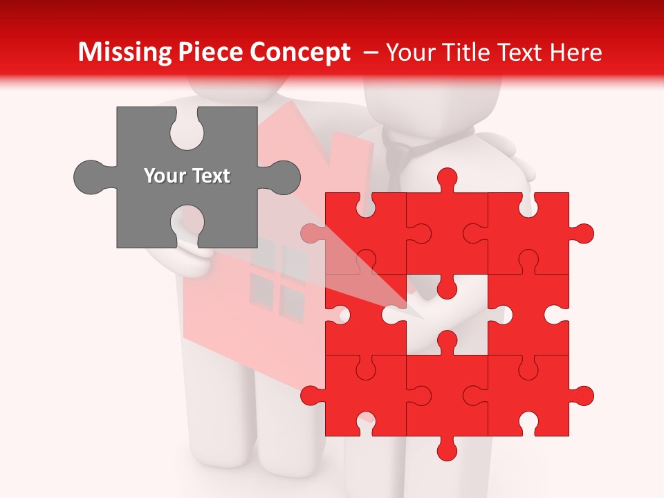 Model Bit Tie PowerPoint Template