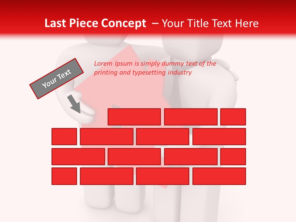 Model Bit Tie PowerPoint Template