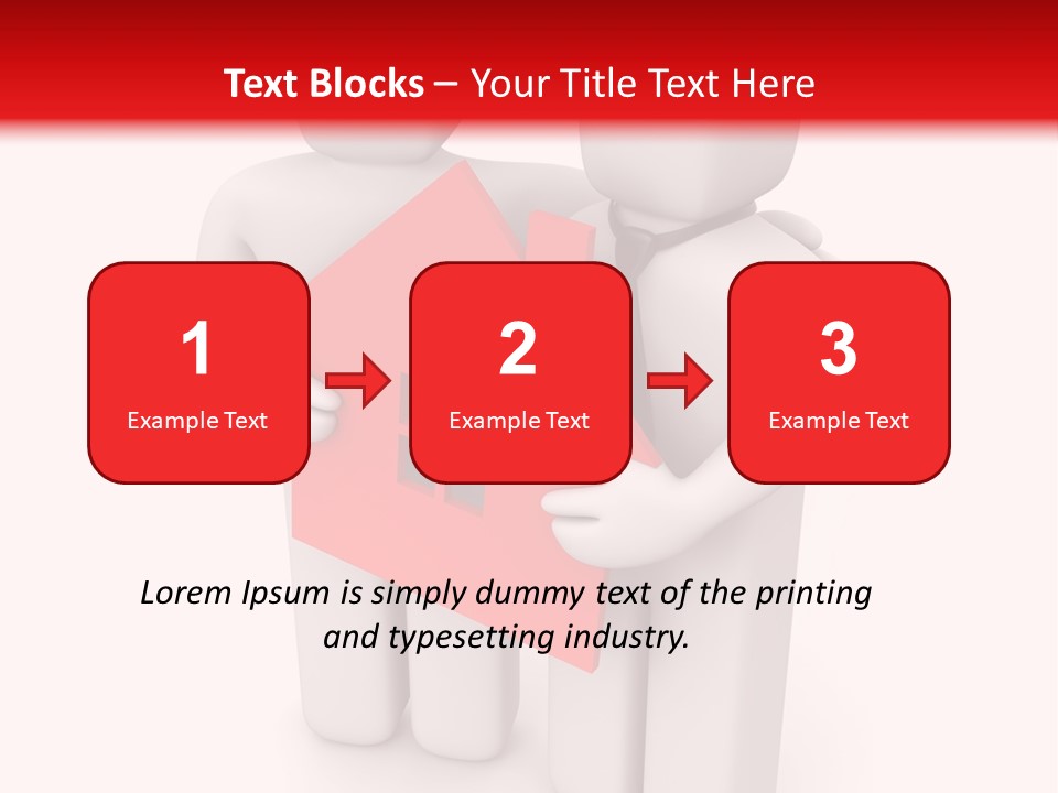 Model Bit Tie PowerPoint Template