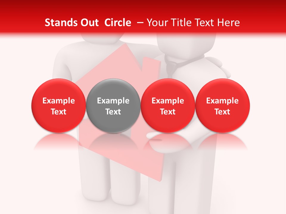 Model Bit Tie PowerPoint Template
