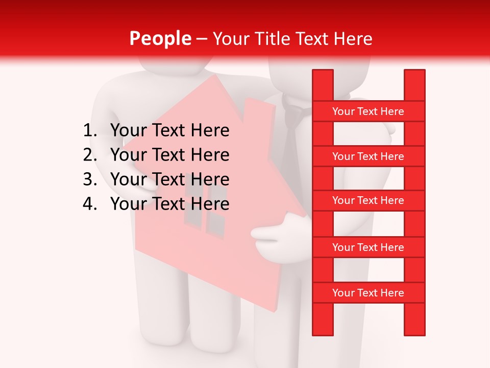 Model Bit Tie PowerPoint Template