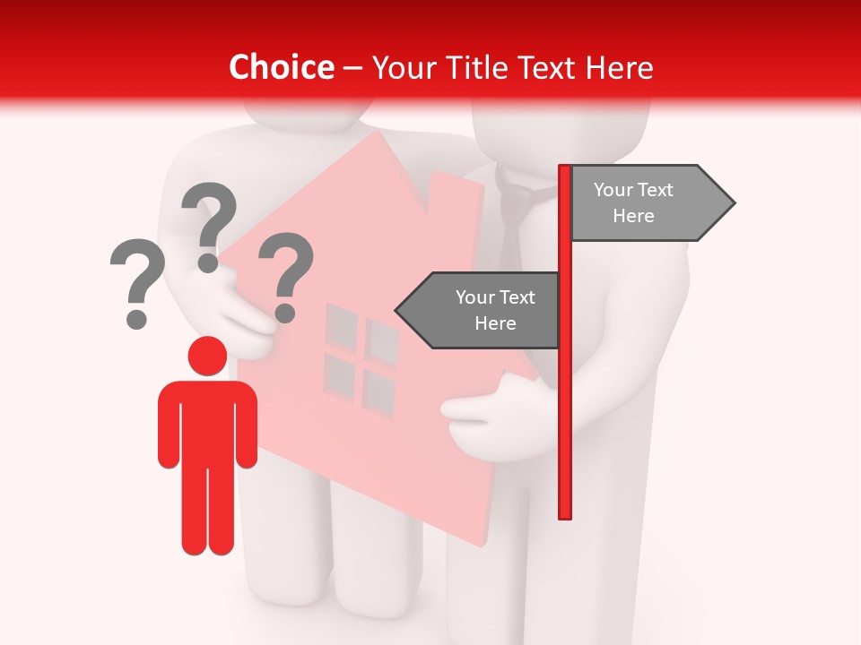 Model Bit Tie PowerPoint Template