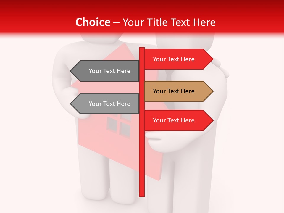 Model Bit Tie PowerPoint Template