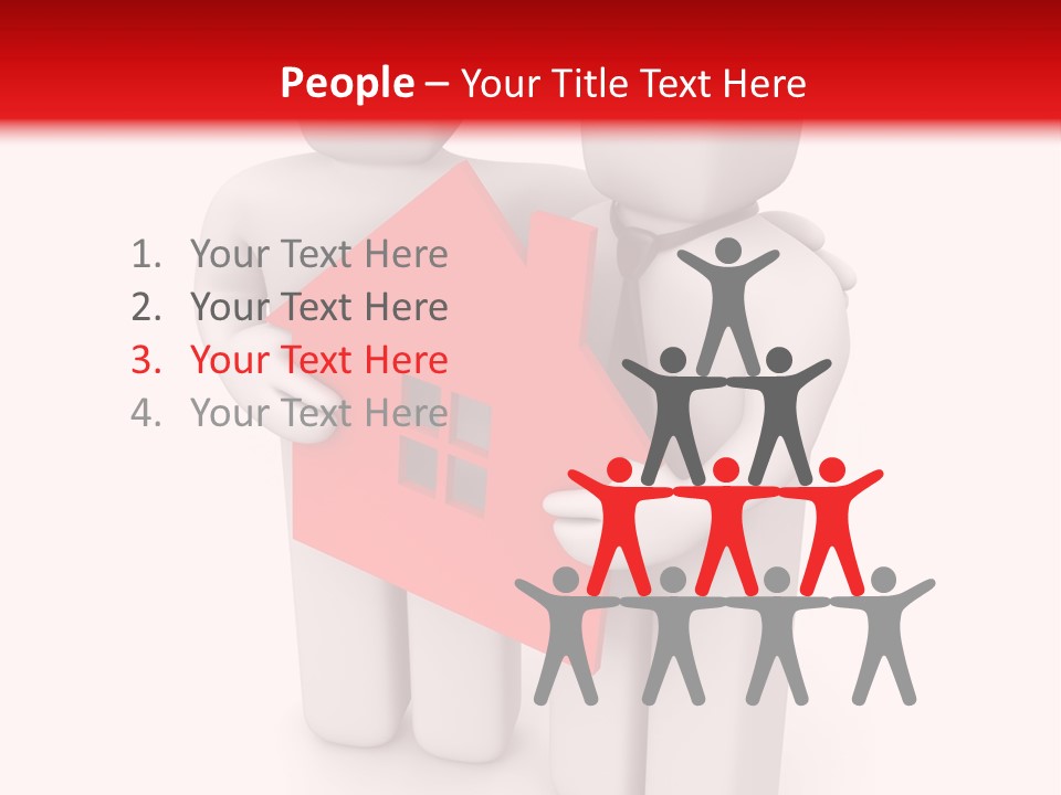 Model Bit Tie PowerPoint Template