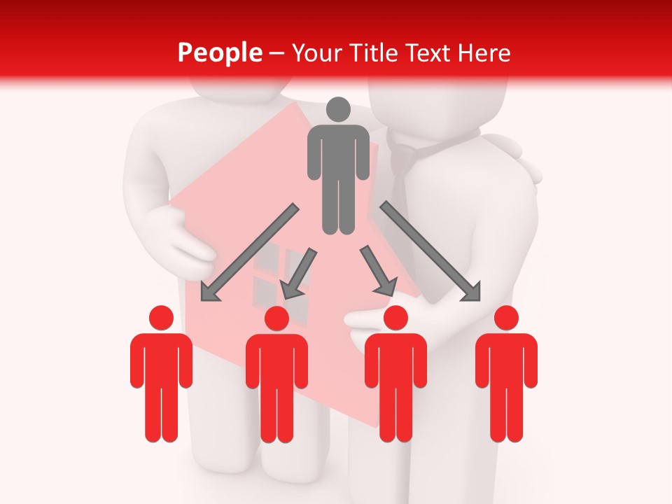 Model Bit Tie PowerPoint Template