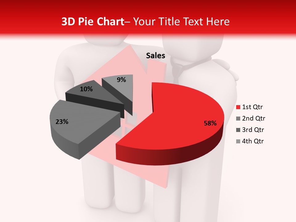 Model Bit Tie PowerPoint Template